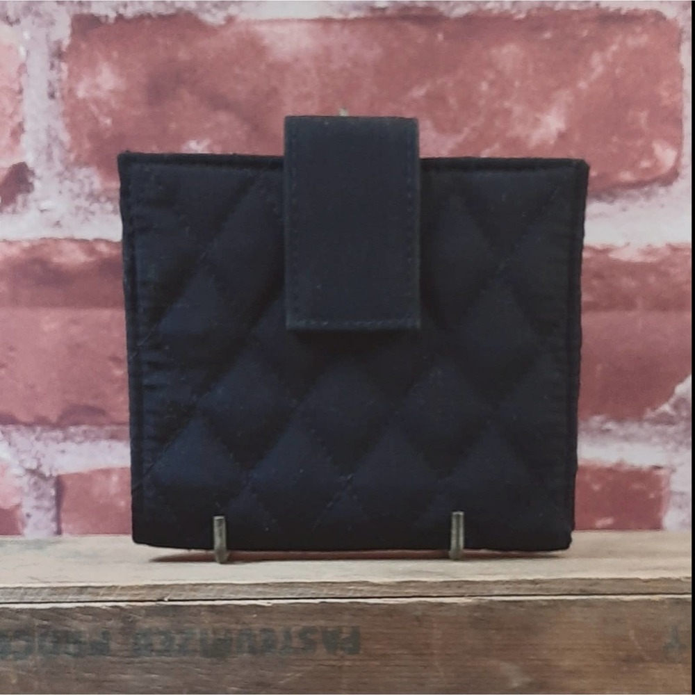 Vera Bradley Black Quilted Wallet